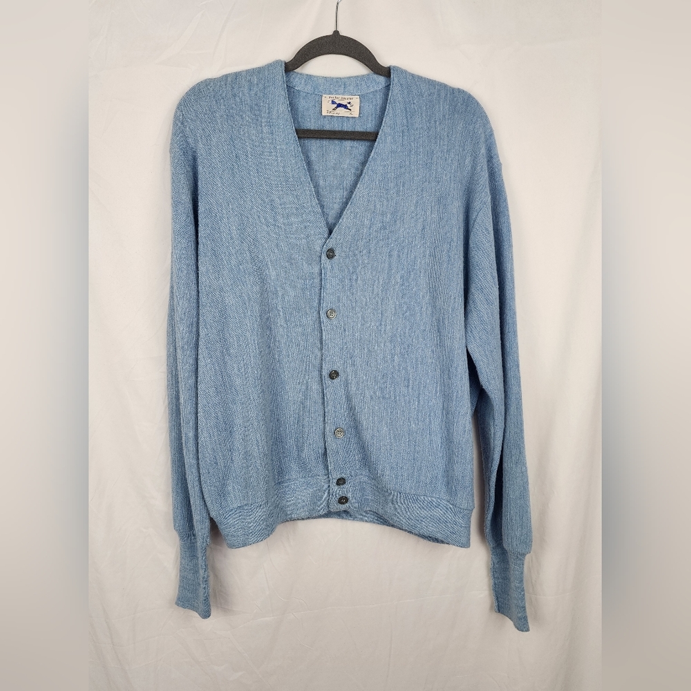 JC Penney The Fox Sweater Vintag Men's XL Cardigan Button-Up Kurt Dad Granpacore
